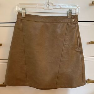 Zara Faux Leather Mini Skirt | size XS/ 24